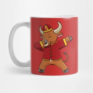 Funny Dabbing Ox - Chinese New Year 2021 Gift Mug